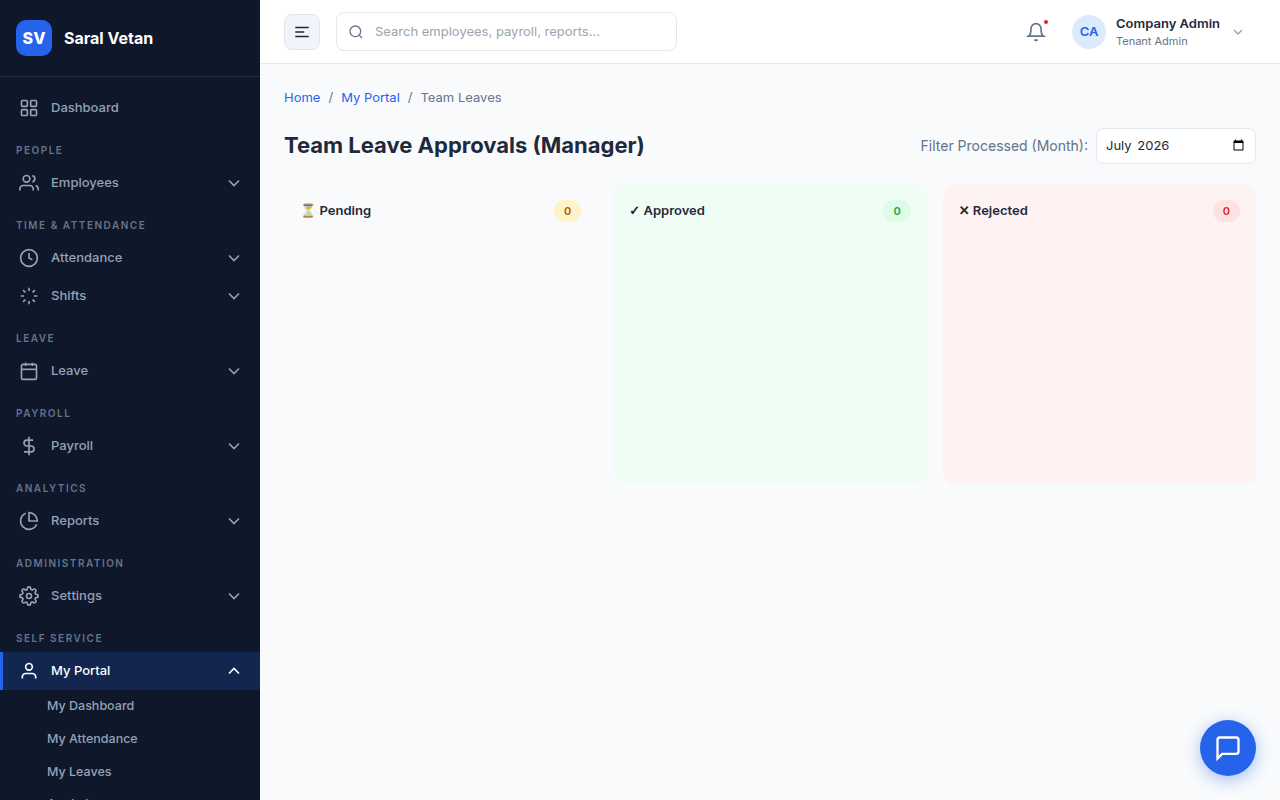 Manager Team View